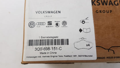 Original OE Volkswagen Bremsbeläge 3Q0698151C
