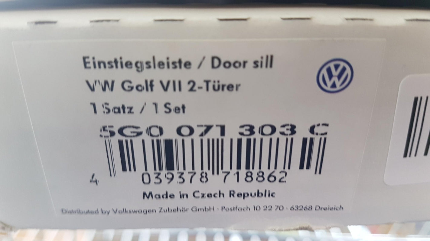 Original VW Golf VII (5G) Einstiegsleisten Satz (2 Stück) 5G0071303C