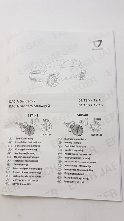 Original OE RENAULT Anhängerkupplung Elektrosatz 7701369770