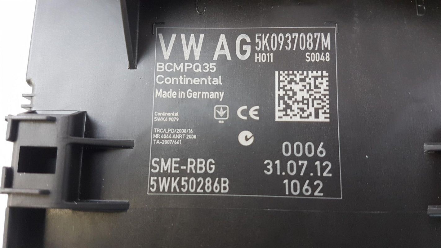 Original VW Sharan Steuergerät (BCM) für Komfortsystem u. Bordnetz 5K0937087MZ4Y