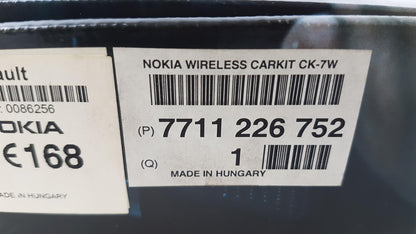 Original RENAULT NOKIA Freisprecheinrichtung Einbausatz  CK-7W 7711226752