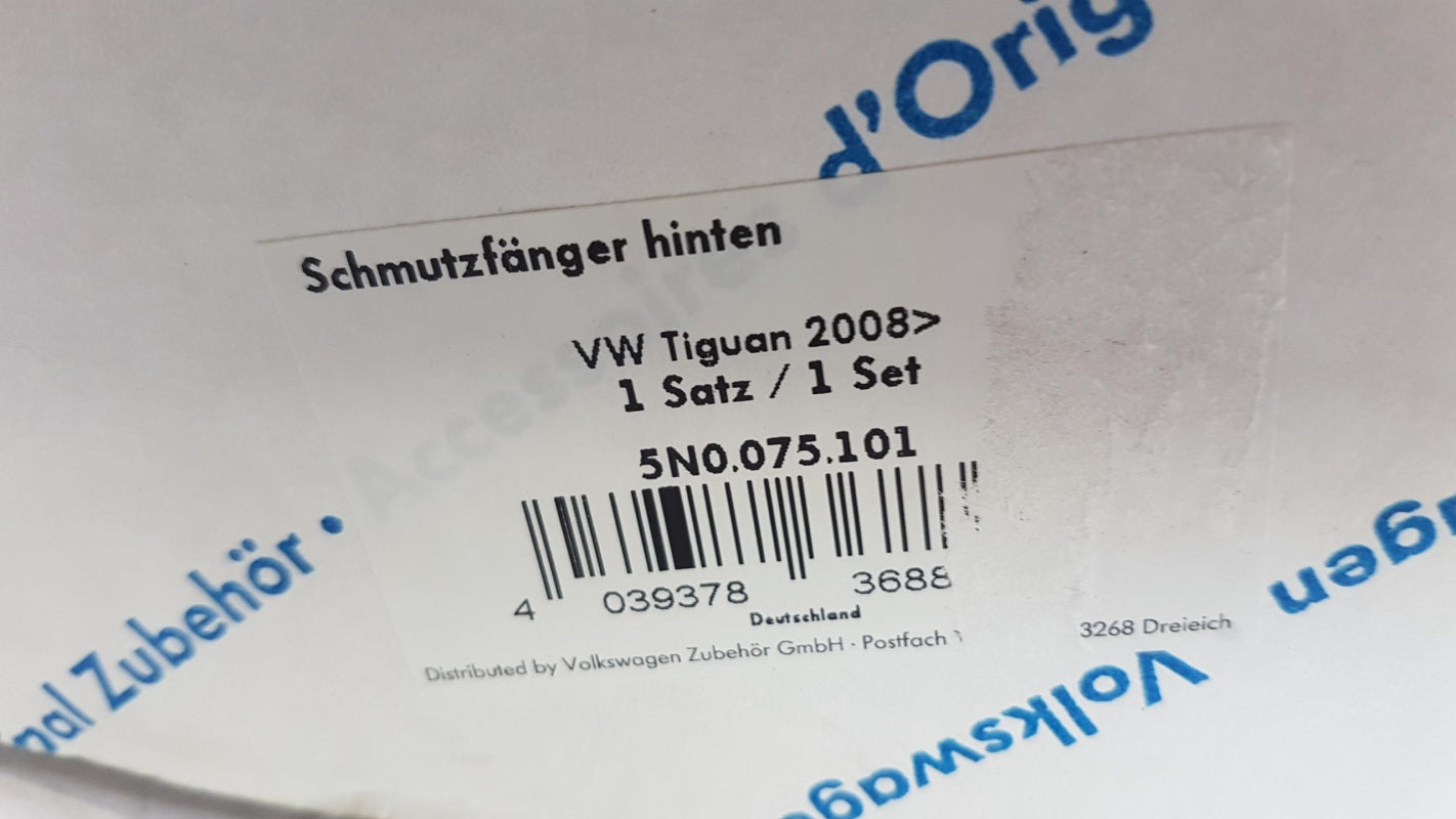 Original OE Volkswagen Schmutzfänger 5N0075101