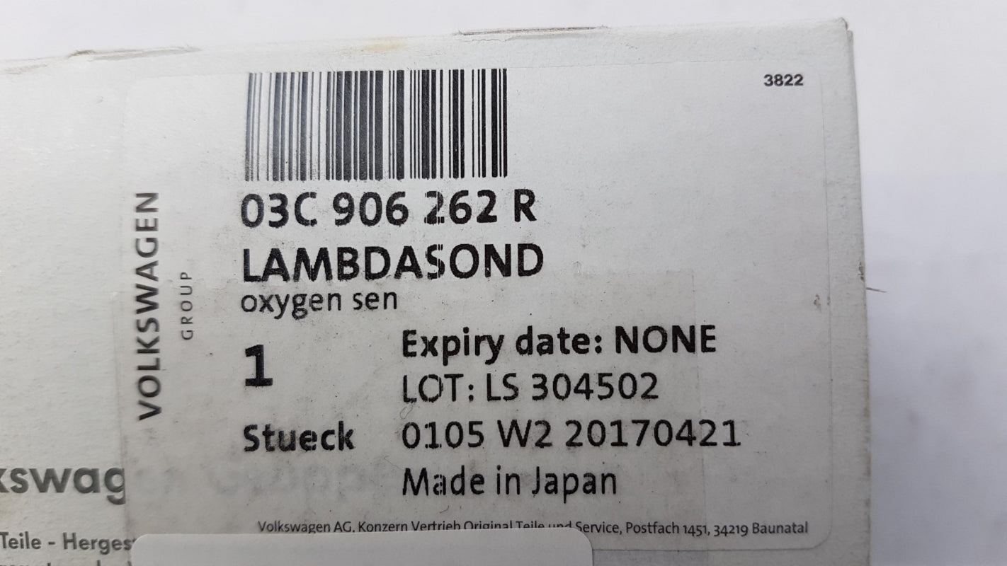 Original VW Golf Touran Jetta 1.4 TSI Lambdasonde 03C906262R
