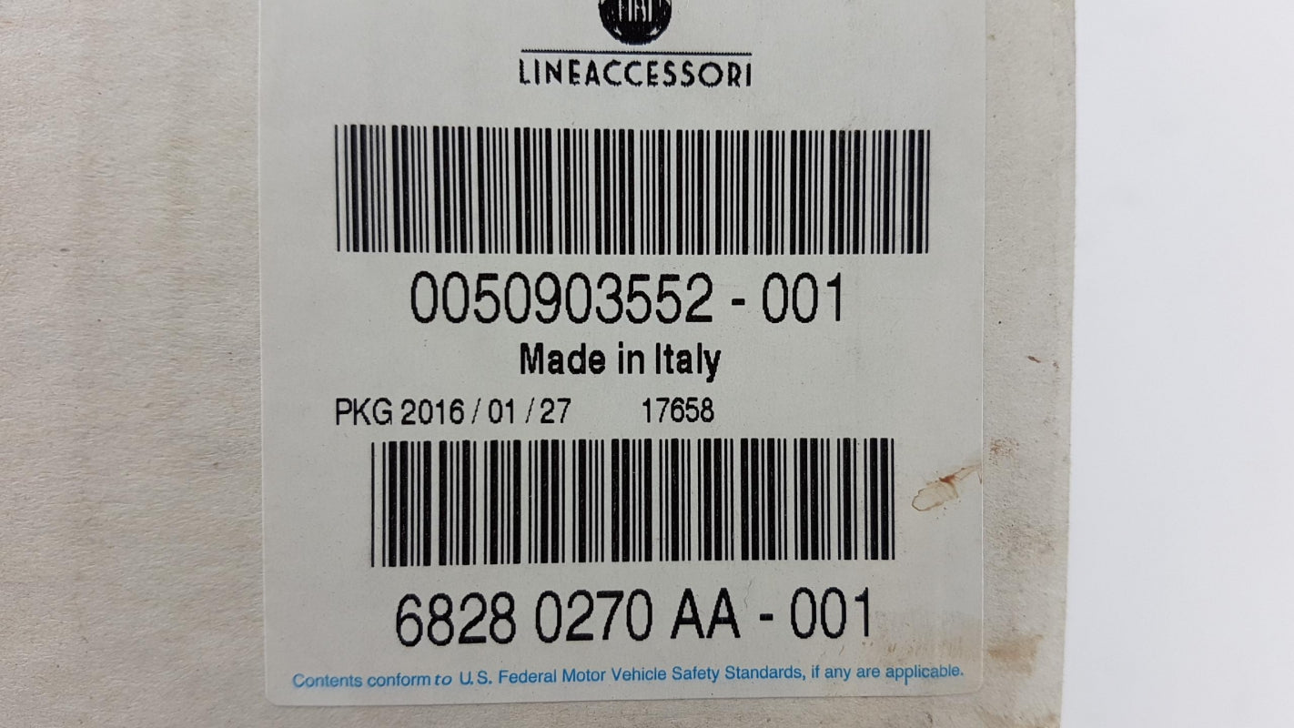 Original FIAT 500X Spiegelabdeckungen Unterlage Kappen Chrome 50903552
