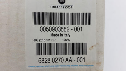 Original FIAT 500X Spiegelabdeckungen Unterlage Kappen Chrome 50903552