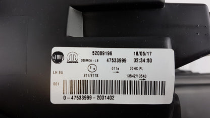 Original FIAT 500L Frontscheinwerfer Scheinwerfer Oben Links 52089196