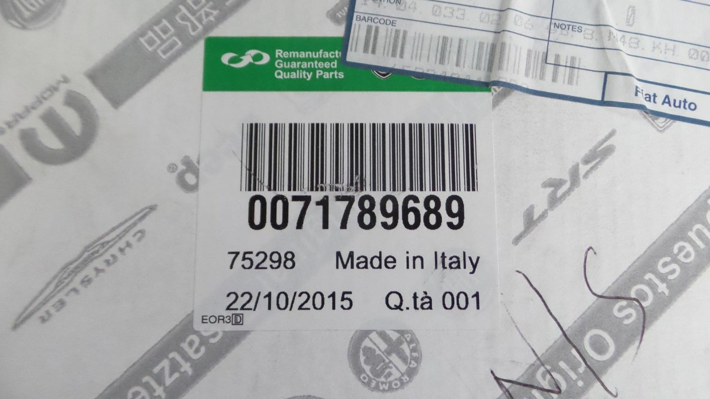 Original FIAT Bravo Croma Idea Punto ALFA 147 156 1.9 JTD AGR-Ventil 71789689