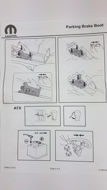 Original FIAT 124 Spider Handbremsmanschette alcantara schwarz mit rot 71807613