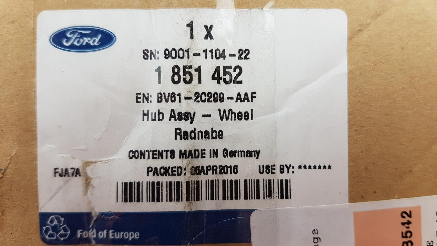 Original FORD Focus III Radnabe Hinten 1851452