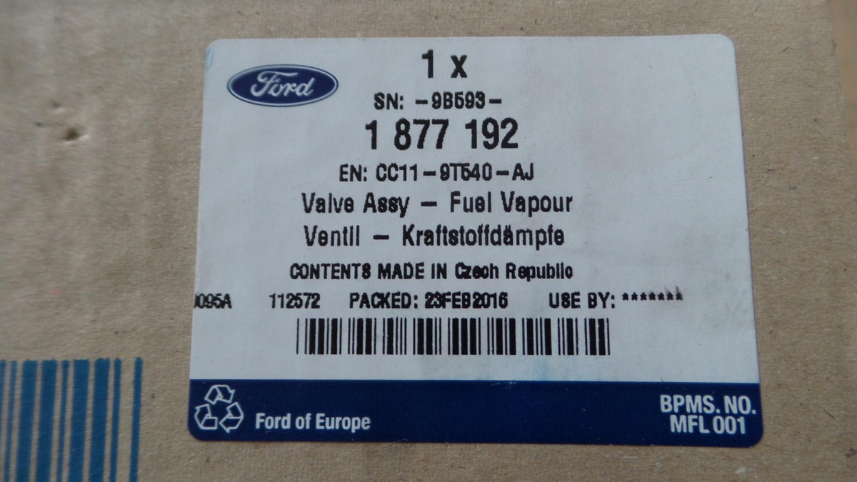 Original FORD Transit Mk6 '06-'14 2.2TDCi Kraftstoff Dampferventil 1877192