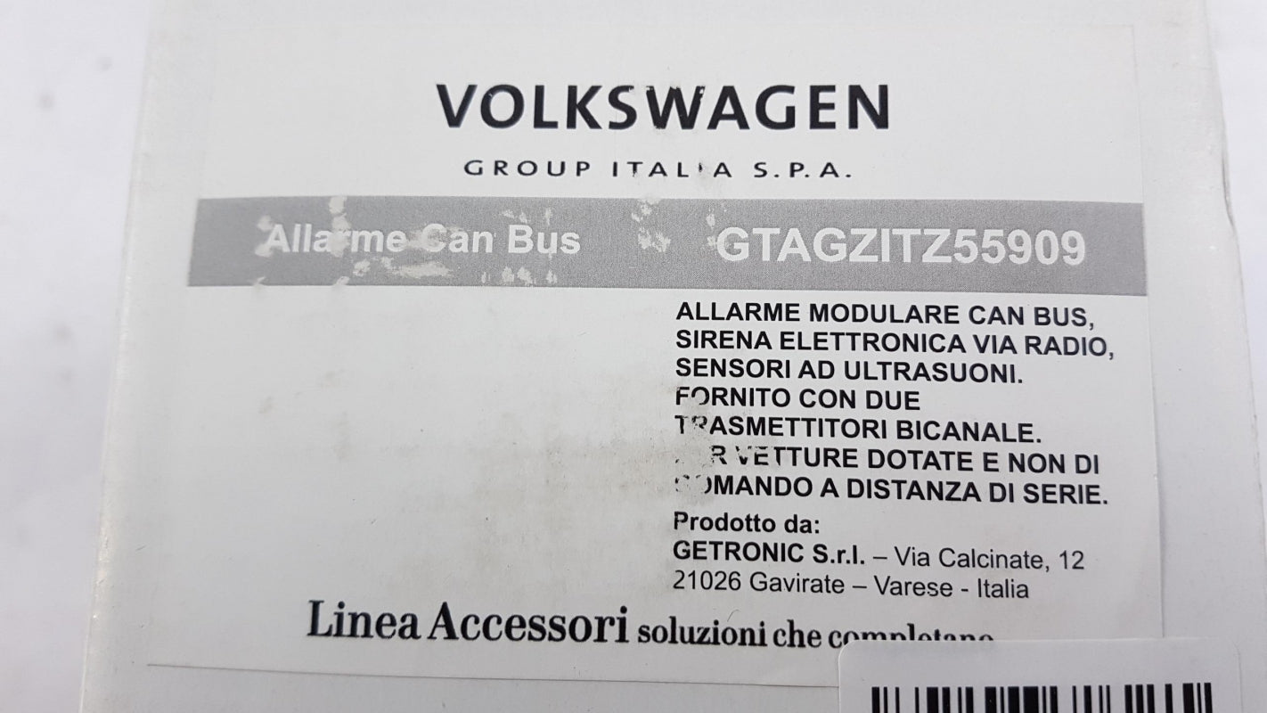 Original OE Volkswagen Alarmanlage GTAGZITZ55909