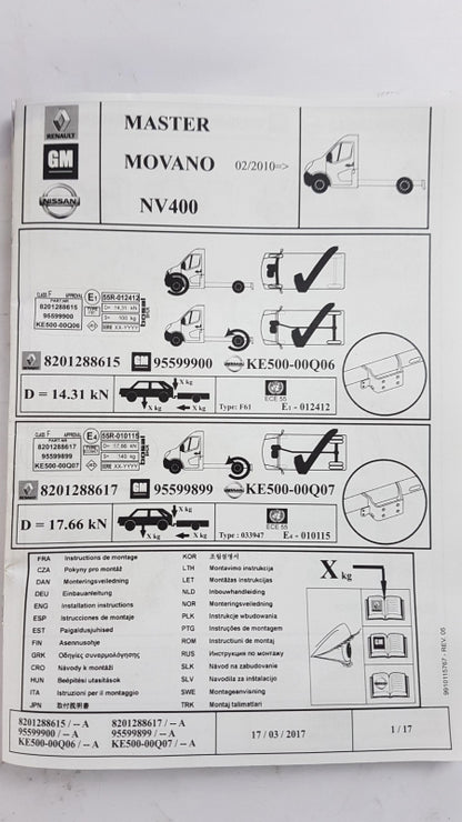 Original OE RENAULT Anhängerkupplung Elektrosatz 8201346653