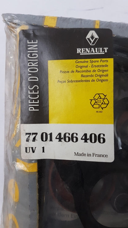 Original OE RENAULT Zylinderkopf Dichtungssatz 7701466406