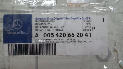 Original MERCEDES-BENZ W221 C216 R230 Bremsbeläge vorne A005420662041