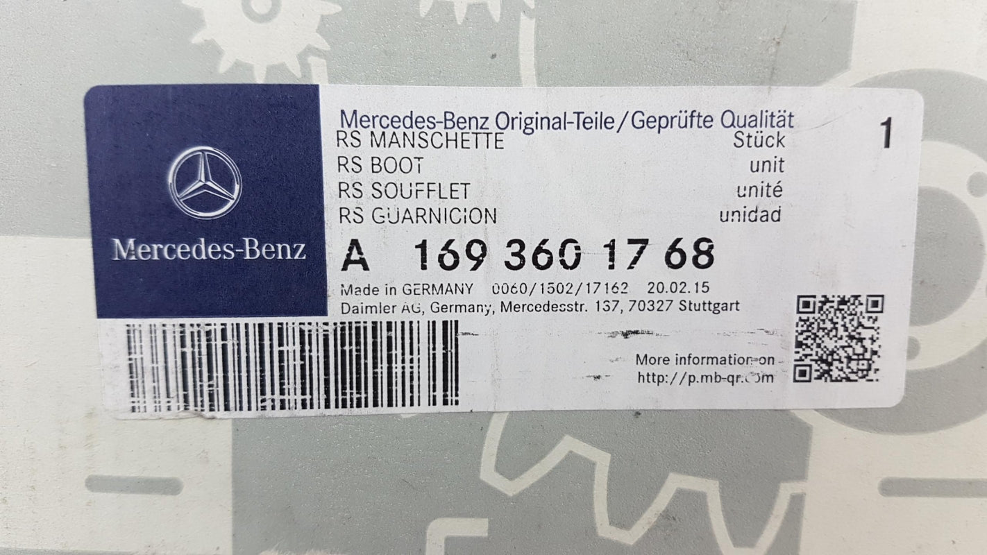 Original MERCEDES-BENZ A/B-Klasse W245 W169 Antriebswelle Gelenksatz A1693601768