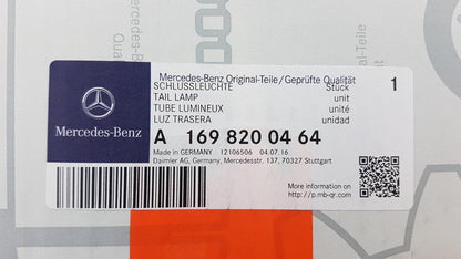 Original MERCEDES-BENZ A-klasse W169 Heckleuchte Rücklicht rechts A1698200464