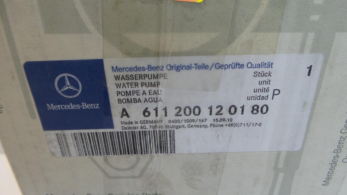 Original MERCEDES-BENZ W163 W202 W203 C209 W210 OM611 Wasserpumpe A611200120180