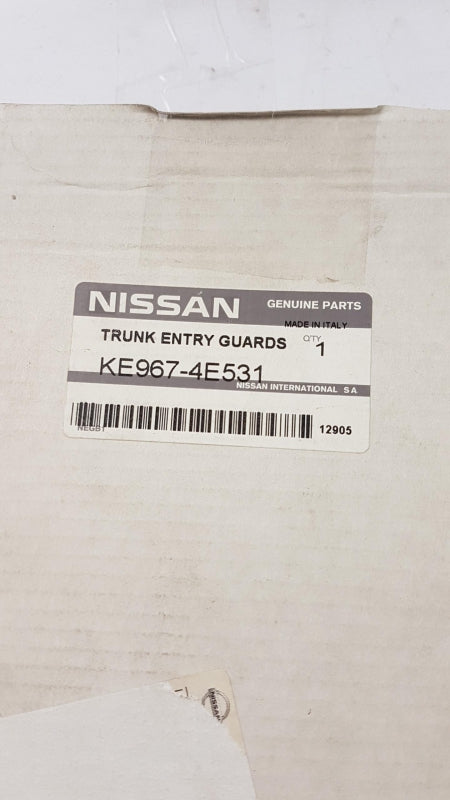 Original NISSAN Qashqai J11 Ladekantenschutz 2-stück Alu links+rechts KE9674E531
