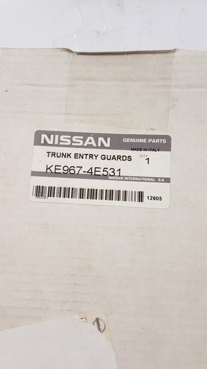Original NISSAN Qashqai J11 Ladekantenschutz 2-stück Alu links+rechts KE9674E531