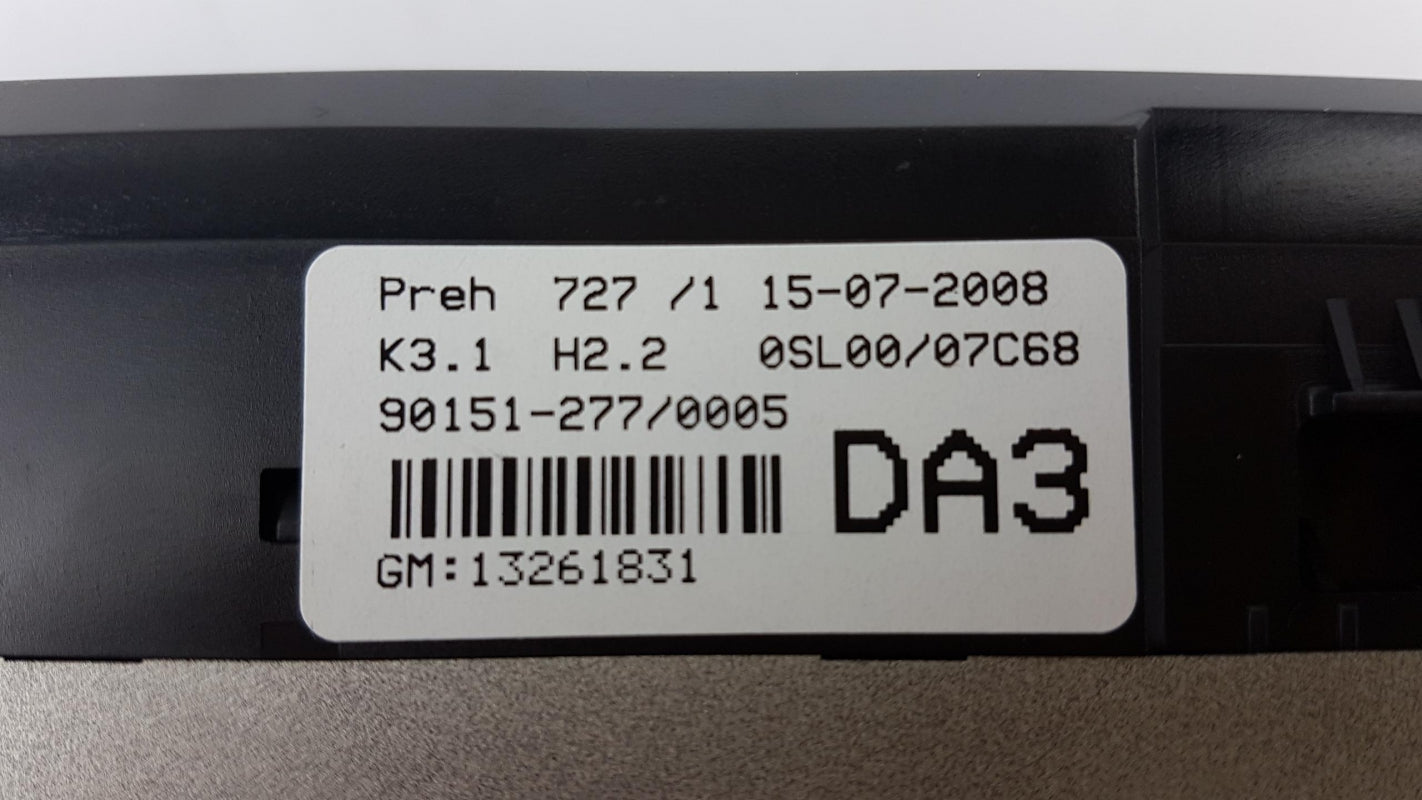 Original OPEL Corsa-D Heizungsbetätigung satin stone 13261831