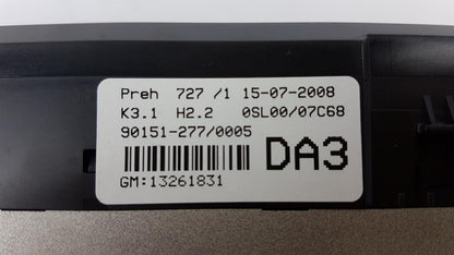 Original OPEL Corsa-D Heizungsbetätigung satin stone 13261831