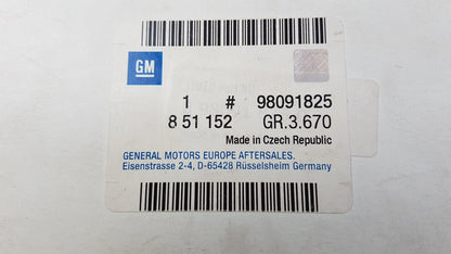 Original OPEL Corsa-C Astra-G Zafira-A AGR-Ventil 98091825