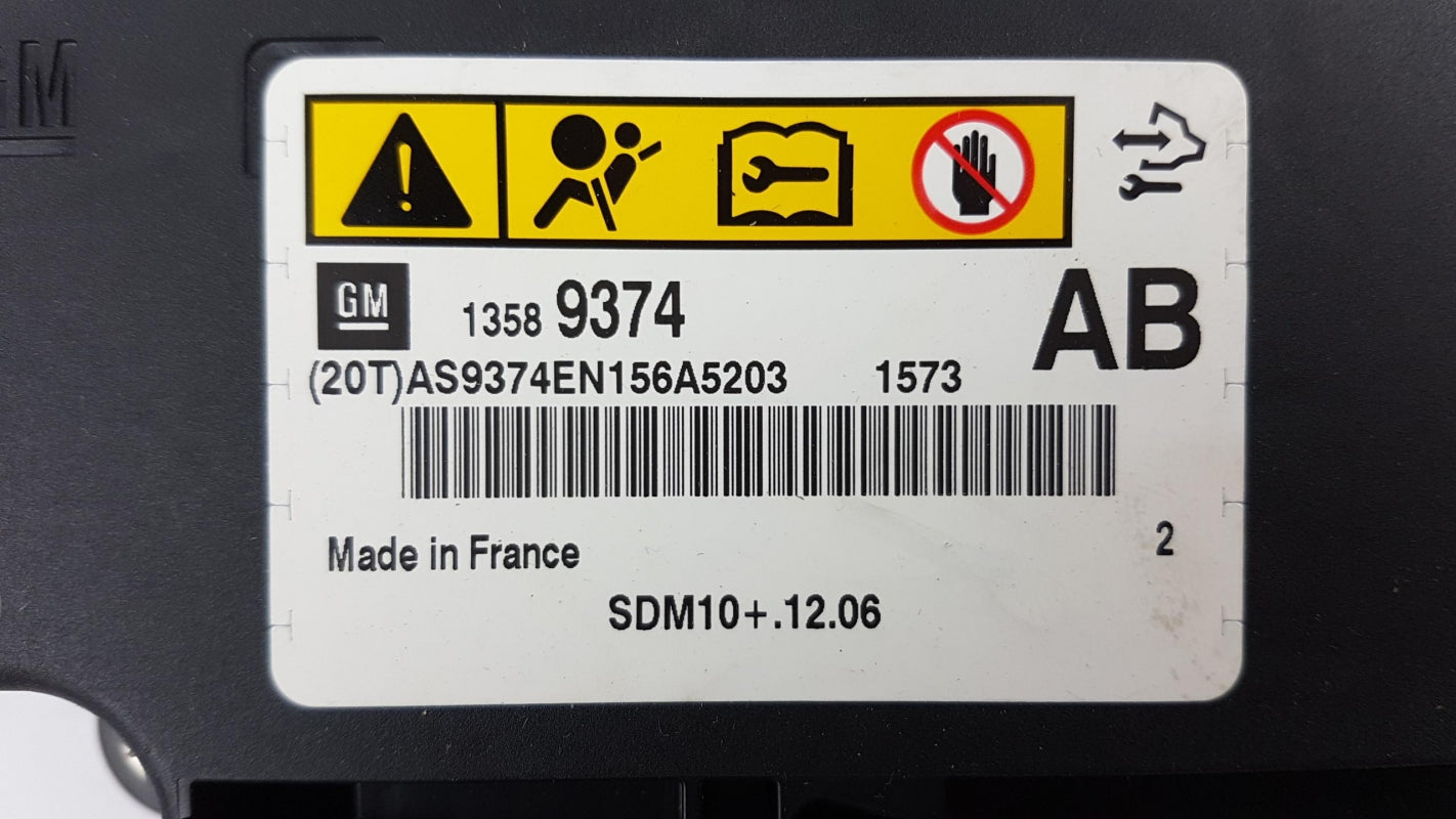 Original OE OPEL Airbag Steuergerät 13589374