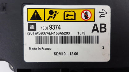 Original OE OPEL Airbag Steuergerät 13589374