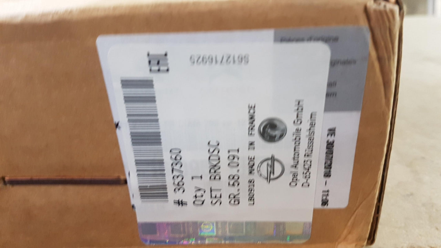 Original OPEL Grandland X Bremsscheibensatz (2 Stück) Ø290 Hinten 3637360