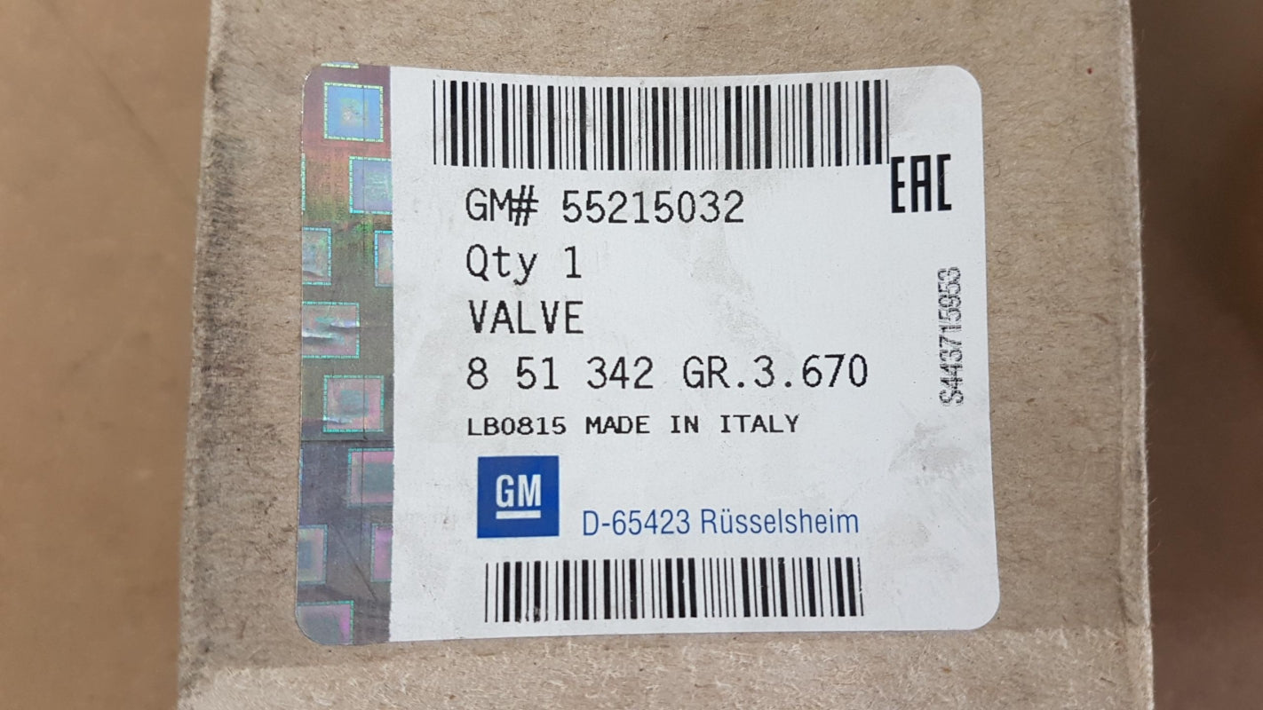 Original OPEL Astra-H Zafira-B Vectra-C AGR-Ventil 55215032