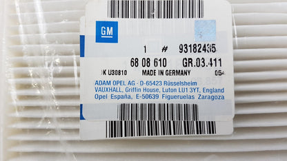 Original OE OPEL Innenraumfilter 93182435