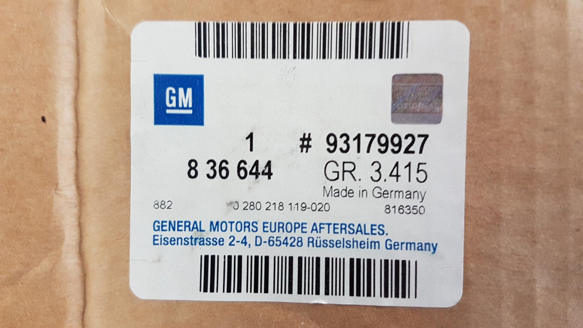 Original OPEL Tigra-B Astra-H Meriva-A Corsa-C Luftmassenmesser 93179927