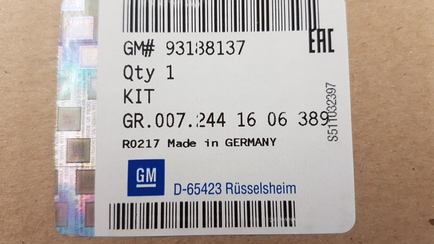 Original OPEL Corsa-C Meriva-A Zahnriemensatz 1.7 CDTi 93188137