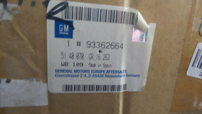 Original OPEL Meriva-A Fensterheber mit Motor hinten rechts 93362664