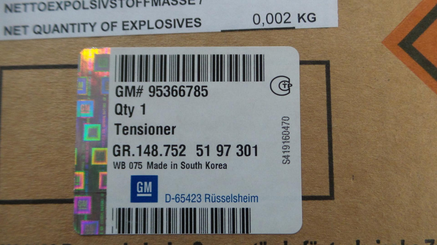 Original OPEL Mokka Gurtschloß vorne links 95366785