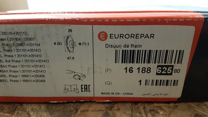 Original PEUGEOT 508 407 607 CITROEN XM II Bremsscheibe (1 St) vorne 1618862580