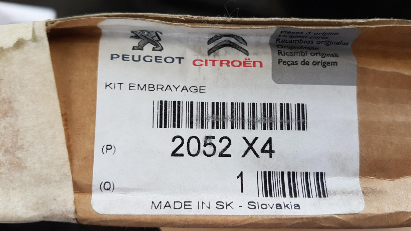Original PEUGEOT 207 307 407 CITROEN Berlingo C2-C5 1.6 HDi Kupplungssatz 2052X4