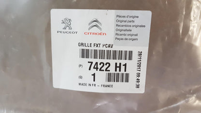Original CITROEN DS3 Kühlergrill Kühlergitter Silber/Grau 7422H1