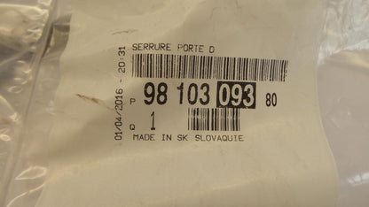 Original PEUGEOT 308 Türschloss vorne rechts 9810309380