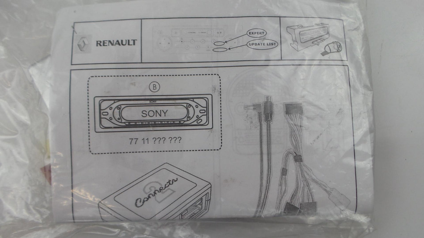 Original RENAULT Interface Sony Radio Adapterkabel 7711419088
