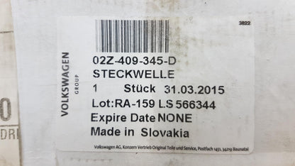 Original VOLKSWAGEN Transporter T5 Zwischenwelle 02Z409345D