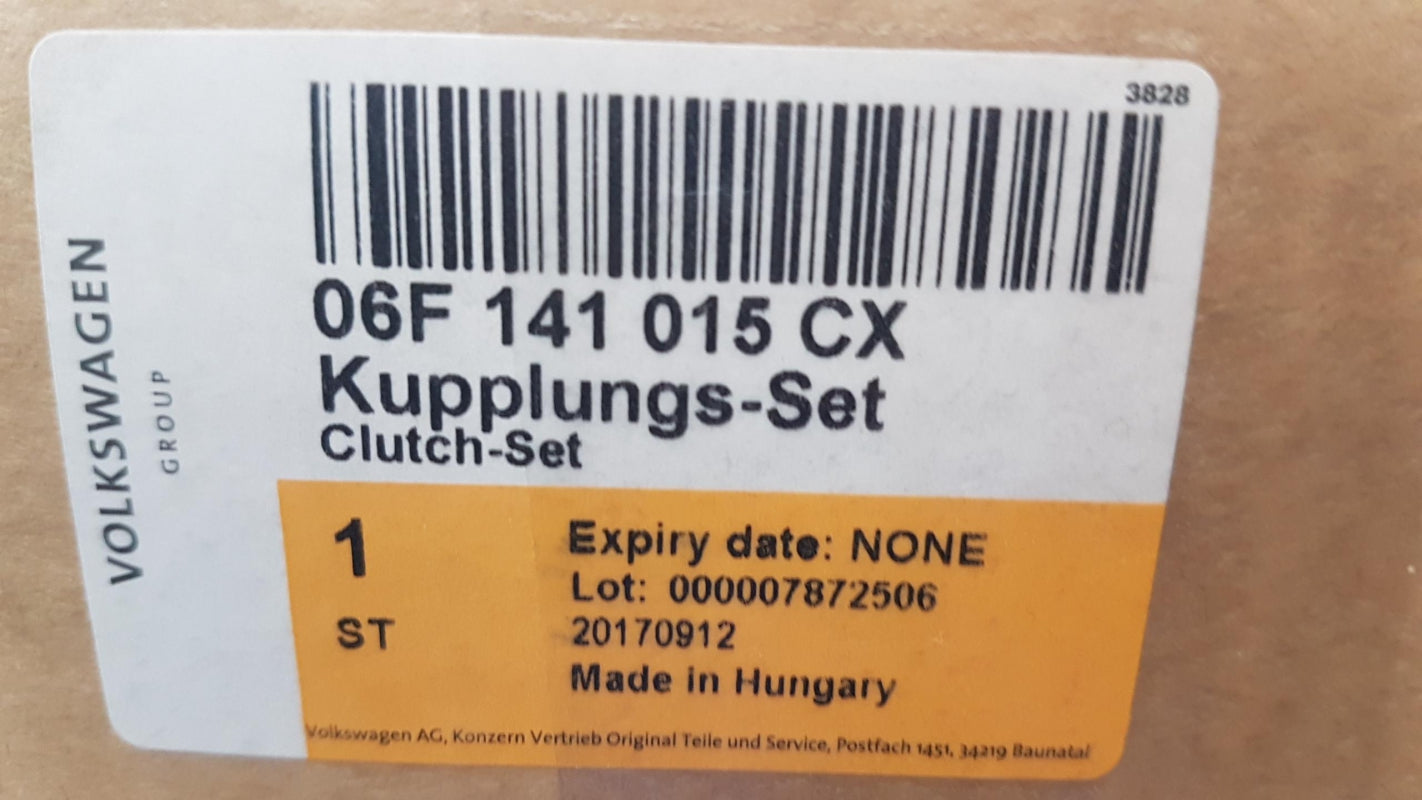 Original AUDI A1 A3 TT VW Eos Golf Passat 2.0TFSI Kupplungssatz 06F141015CX