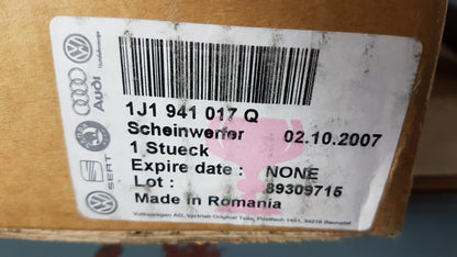 Original VW Golf Scheinwerfer schwarz chrom links 1J1941017Q