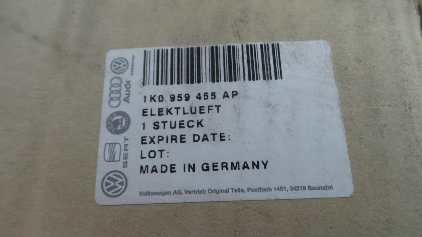Original AUDI A3 VW Touran Kühlerlüfter Motorkühlung Lüfter 1K0959455AP