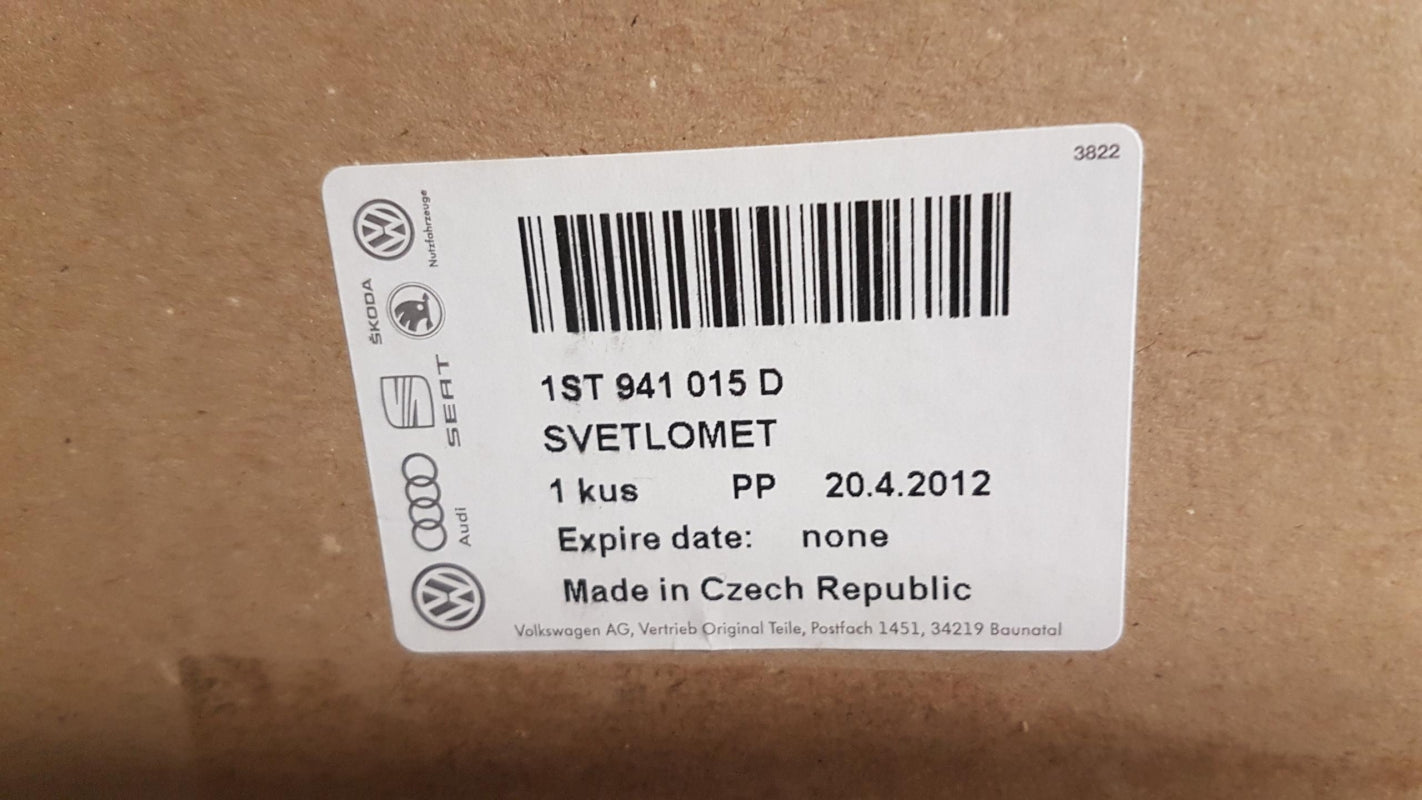 Original SKODA Citigo Halogen Hauptscheinwerfer Frontlicht links 1ST941015D