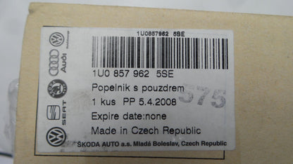 Original SKODA Octavia I '96-'10 Aschenbecher hellgrau vorne 1U08579625SE