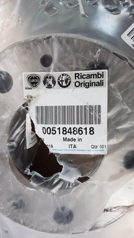 Original OE FIAT Bremsscheibe (1 Stück) 51848618