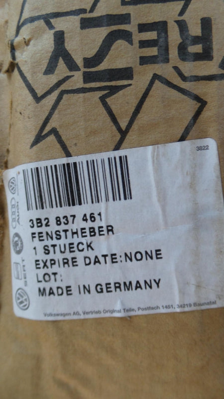 Original VW Passat SKODA Superb RHD Fensterheber ohne Motor Vorn Links 3B2837461