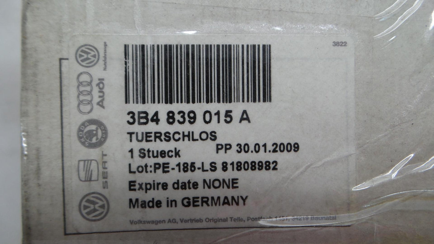 Original VW Golf IV Passat B5 SKODA Octavia Türschloss hinten links 3B4839015A