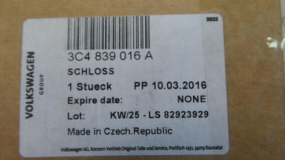 Original AUDI Q7 4L VW Passat 3? Tiguan 5N Türschloss Hinten Rechts 3C4839016A